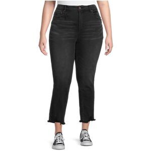 Terra & Sky Women’s Plus Size Vintage Crop Jeans Size 16W